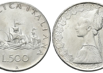 500 LIRE CARAVELLA O BIGA