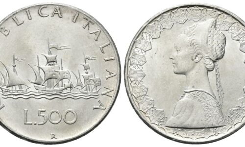 500 LIRE CARAVELLA O BIGA
