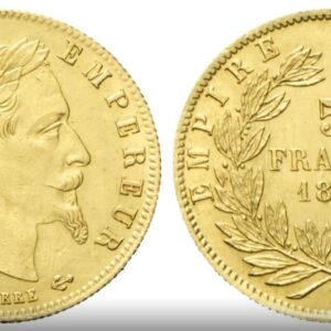 FRANCIA - Napoleone III Imperatore, 1852-1870. - 5 Franchi 1863