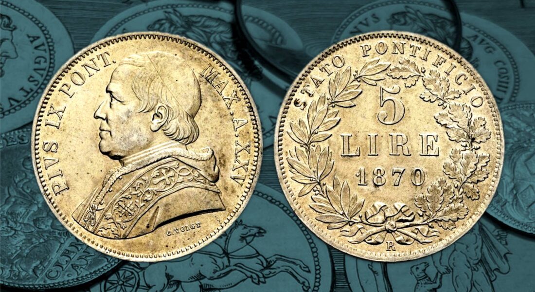 Anno 1866: PIO IX e la nascita della LIRA PONTIFICIA